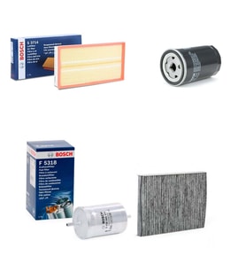 Bosch Filtre Bakım Seti Volkswagen Bora 1.8 Benzin 1998-2005 Hava + Yağ F + Yakıt F. + Polen Bosch