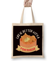 Life Better With Guinea Pig Rodent Pets Cavies Bez Çanta Uzun Saplı