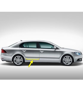 Skoda Superb 2 2014-2015 Sağ Arka Kapı Krom Çıtası 3T0853754