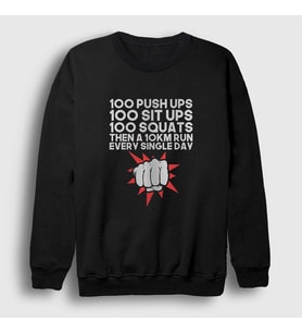 Presmono Unisex Siyah Workout Anime One Punch Man Sweatshirt 240928tt