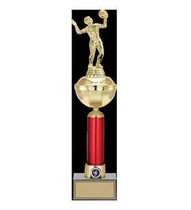 ODAK KUPA - Figürlü Kupalar - Voleybol Kadın Figürlü Kupalar FG-053 A - 46 cm