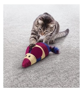 Kong Wrangler Kediotlu Tırmalama Fare Kedi Oyuncak (Çok Renkli)