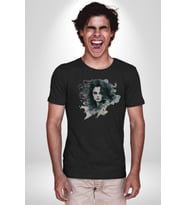 Bellatrix Lestrange Harry Potter Kadın Erkek Unisex Siyah Organik Baskılı T-Shirt Penye Yüksek Kalite