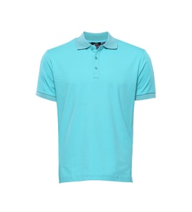 Polo Yaka Düz Yeşil T-shirt  Wessi