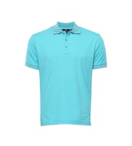 Polo Yaka Düz Yeşil T-shirt  Wessi