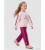LCW Kids Pembe Hello Kitty Baskılı Kız Çocuk Eşofman Takım