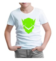 Overwatch - Genji Logo Beyaz Çocuk Tshirt