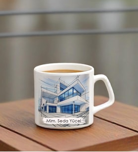 İsme Özel Mimar Temalı Espresso Bardak