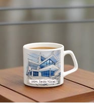 İsme Özel Mimar Temalı Espresso Bardak