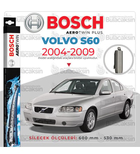 Bosch Aerotwin Muz Silecek Takımı Volvo S60 2004-2009 ile uyumlu
