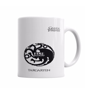 Game  Of Thrones Targaryen GoT Kupa Bardak Porselen