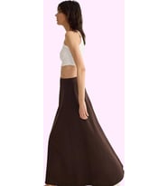 Kadın A line Maxi Denim Etek Pamuk Günlük Kullanım İçin Hafta Sonu Yaz Aylarının Vazgeçilmezi