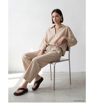 LCW Comfort Bej Müslin Kadın Gömlek