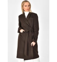Z6628 DEWBERRY BAYAN PALTO-KAHVE