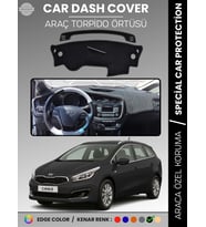 KİA CEED (2013-2019) Torpido Örtüsü Ön Panel Torpido Koruma Tam Uyum Tam Uyum Kaymaz Kolay Montaj