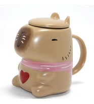 3d Capybara Tasarımı Porselen Kupa Bardak Alk4510