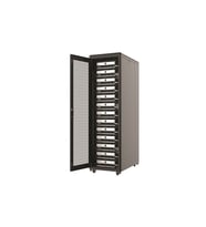 AGER 42U 600x800mm Dikili Tip Siyah Kabinet Vega AG-VB42U6080S1 Cam Kapak