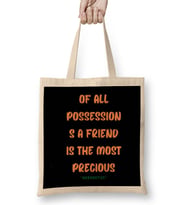 Friendship Quotes DAY ideas LOVE gift Herodotus Bez Çanta Uzun Saplı