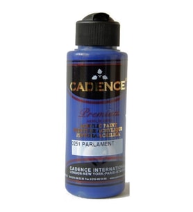 Cadence Premium Akrilik Boya 120 ml. 0251 Parliament Mavi 