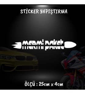 paket yazı etiket sticker - 2adet çıkartma araba motosiklet kask atv tablet pc buzdolabı otomobil bilgisayar uyumlu
