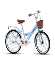 TommyBike Latte Sepetli, Elcikli 20 Jant Çocuk Bisikleti, 6-9 Yaş Çocuk Bisikleti (Bebek Mavisi)