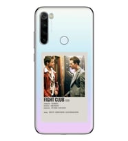 Redmi Note 8 Uyumlu Fight Club Minimalist Poster Desenli Şeffaf Telefon Kılıfı