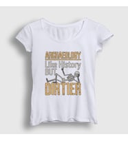 Presmono Kadın Beyaz Dirtier Archeology Hediye Arkeolog Arkeoloji T-Shirt 542461tt (Beyaz)