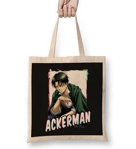 Captain Levi Senpai Bez Çanta Uzun Saplı