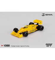 Mini GT BL 1088 Lotus 99T #12 Ayrton Senna 1987 Monaco Grand Prix Winner 1/64 Model Araba