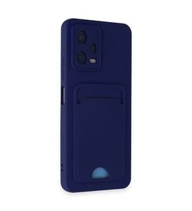 Xiaomi Poco X5 5g Kılıf Kelvin Kartvizitli Silikon - Lacivert