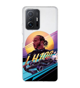 Xiaomi Mi 11T - 11T Pro Uyumlu Lewis Hamilton Tasarımlı Şeffaf Telefon Kılıfı