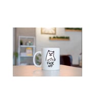 Fuck Off Kedi Tasarımlı Kupa