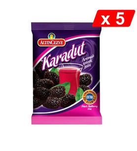 Altıncezve Karadut Aromalı İçecek Tozu 250 Gr - 5Lİ PAKET