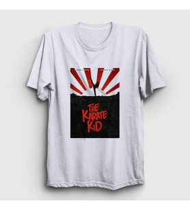 Presmono Unisex Beyaz Karate Kid Jackie Chan T-Shirt 335588tt
