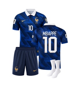 Mbappe 2026 Dünya Kupası 3'lü Çocuk Futbol Forma Seti ( Forma,şort ve çorap )