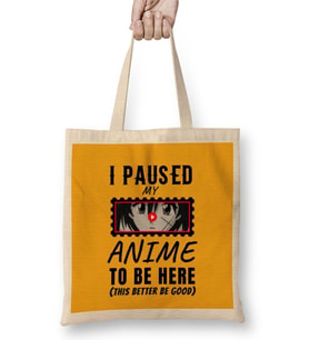 Rurouni Kenshin Sarcasm Funny Anime And Manga Otaku Lover Gift Bez Çanta Uzun Saplı