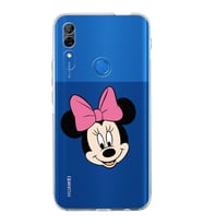 Huawei P Smart z  Kamera korumalı Kapak Minnie Mouse Tasarımlı  Şeffaf Kılıf