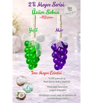 El Yapımı Üzüm Salkım Sabun(Kırmızı-Mor-Yeşil)
