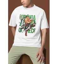 Roronoa Zoro One Piece Baskılı Unisex Oversize Anime Dizi Karakter Tişört