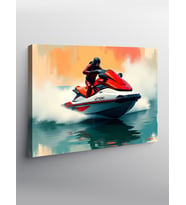 Kanvas Tablo Deniz Üzerinde Jet Ski