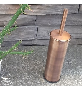 Sipahi Marble Rose Gold Paslanmaz Klozet Fırçalık