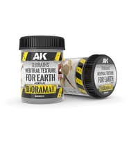 AK 8023 250 ml. Renksiz Toprak Dokusu, Akrilik, Diorama Serisi Zemin Dokusu
