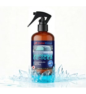 Araba Oto Cam Buz Çözücü Solüsyon  500 mL (-40 Derece Profesyonel Buz Çözücü Deicer)
