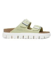 Birkenstock Arizona Chunky VL Soluk Yeşil Çift Tokalı Kadın Terlik 1026888 v
