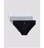 LCW Young Siyah Baskılı Bikini Külot 3'lü