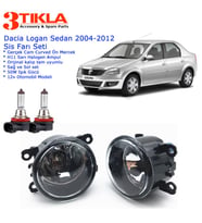 Dacia Logan Sedan 2008 Sis Farı Set  Oem:  8200074008
