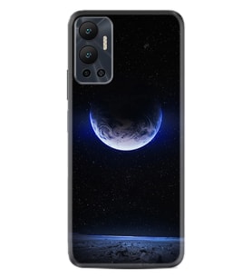 Infınix Hot 12 Kılıf Resimli Desenli Silikon Platinium Series Midnight Moon 1802
