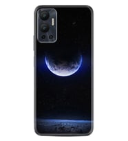 Infınix Hot 12 Kılıf Resimli Desenli Silikon Platinium Series Midnight Moon 1802
