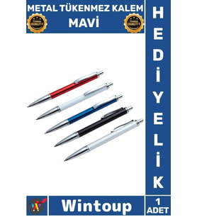 #Kalem Lüks Şık Tasarım Ofis İş İmza Yazım Gereçleri Kaliteli Ergonomik Metal Tükenmez Kalem Mavi