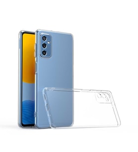 Samsung Galaxy M52 Uyumlu Kılıf Zore Kamera Korumalı Süper Silikon Kapak (Renksiz)